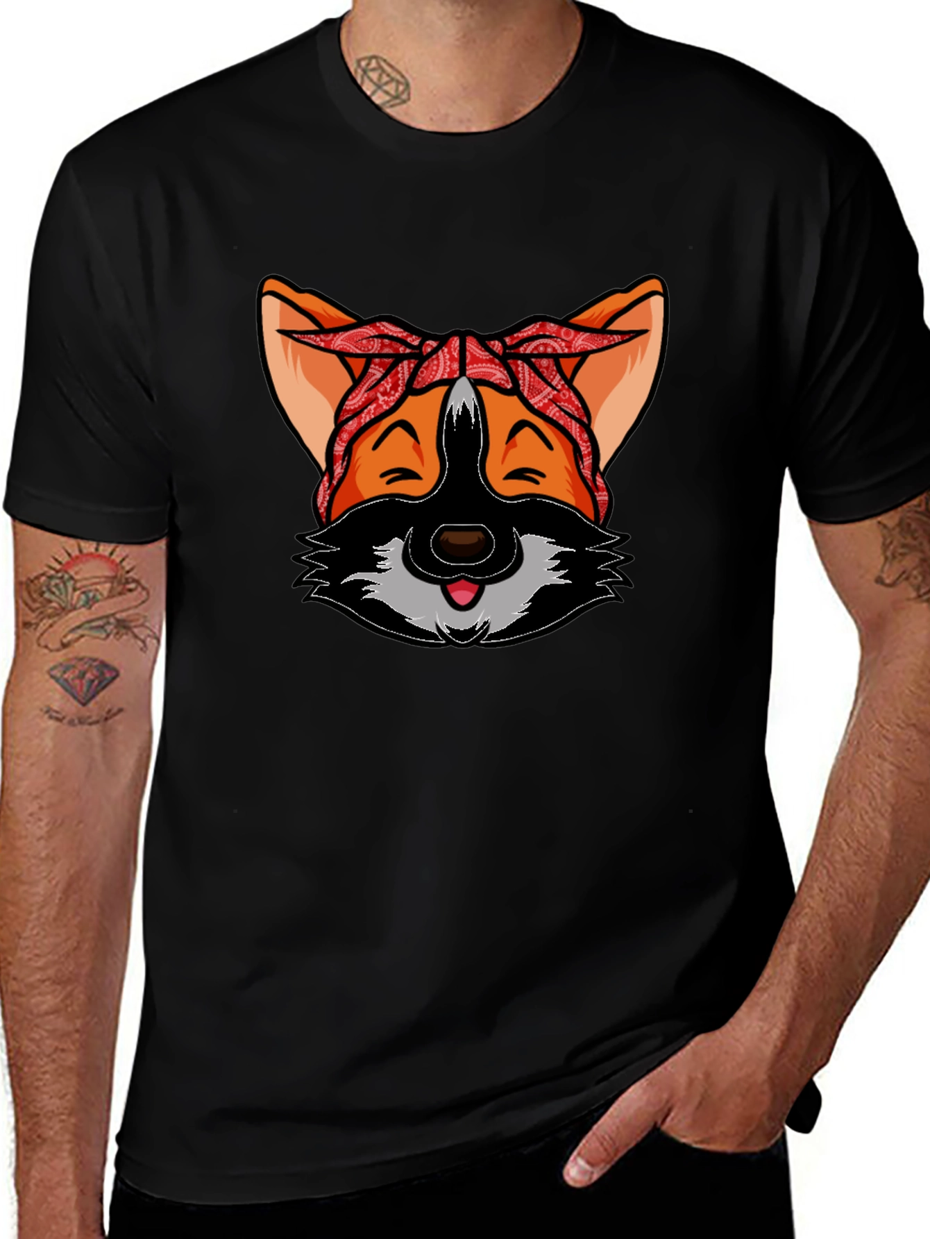 Fox Bandana Graphic Tee