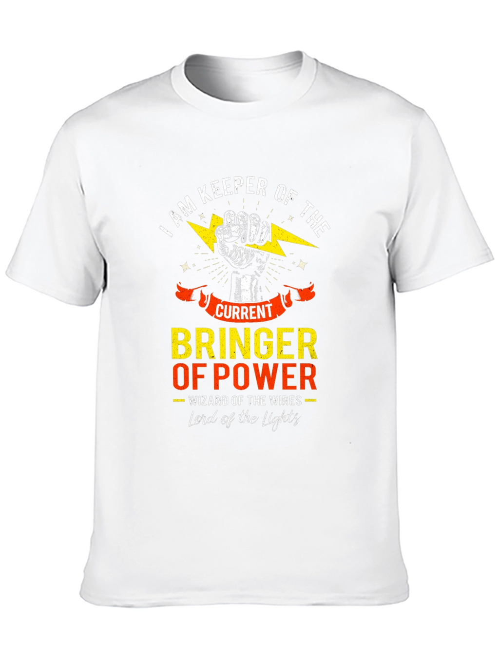 Keeper of the Current Power Electrician T-Shirt