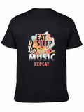 Eat Sleep Music Repeat T-Shirt