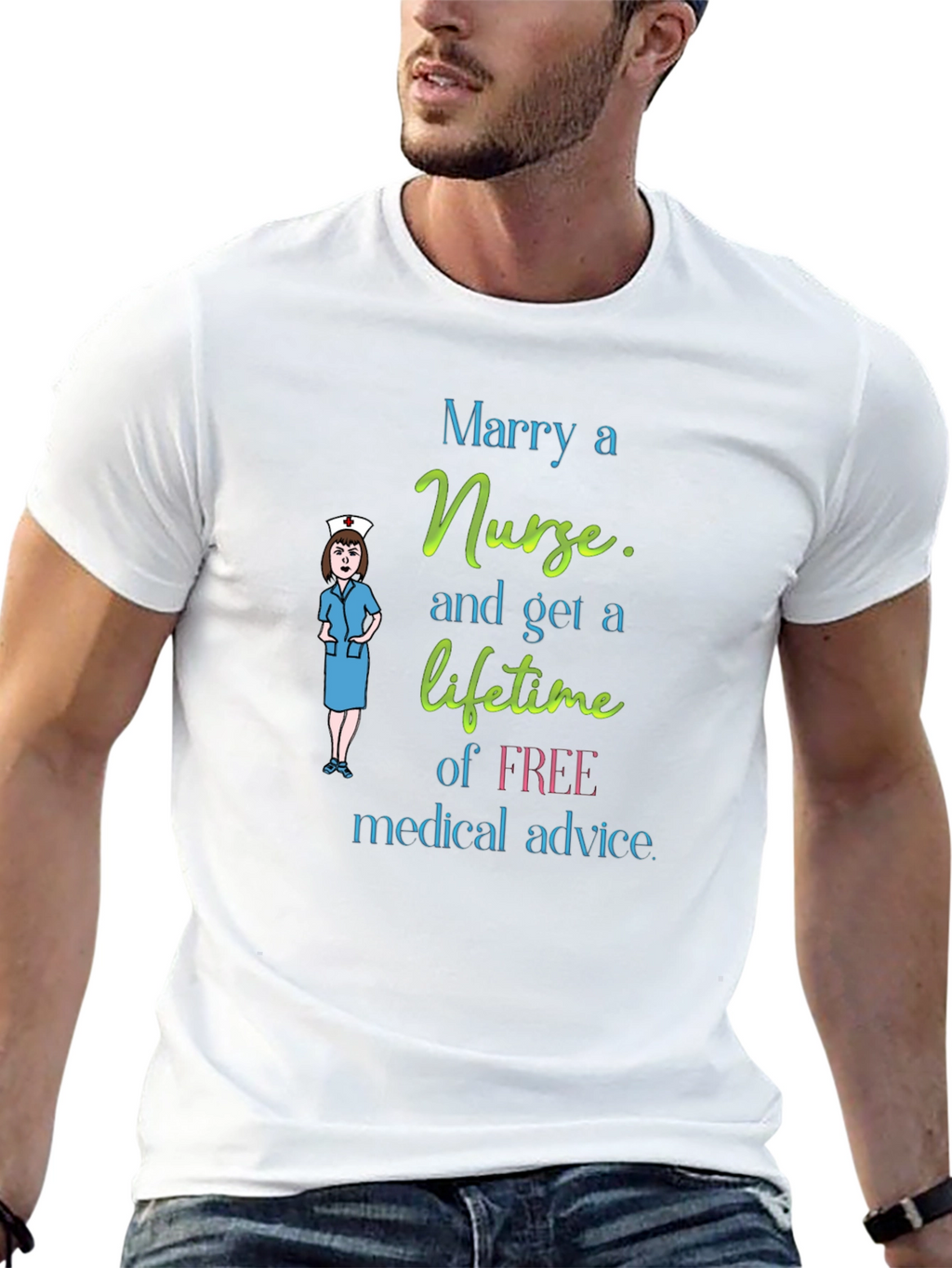 Marry A Nurse Graphic T-Shirt
