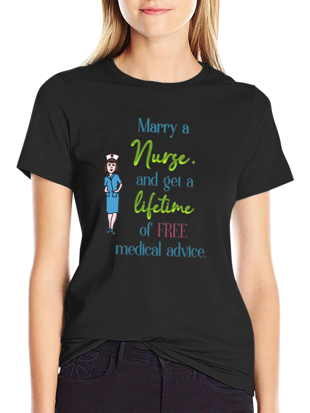 Marry A Nurse Graphic T-Shirt
