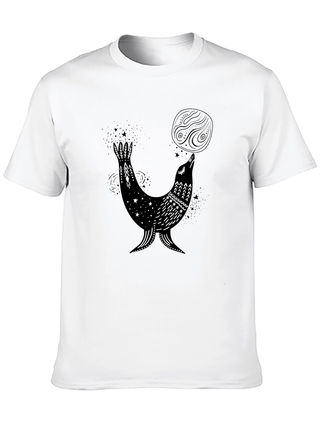 Mystical Seal T-Shirt - Unique Graphic Tee
