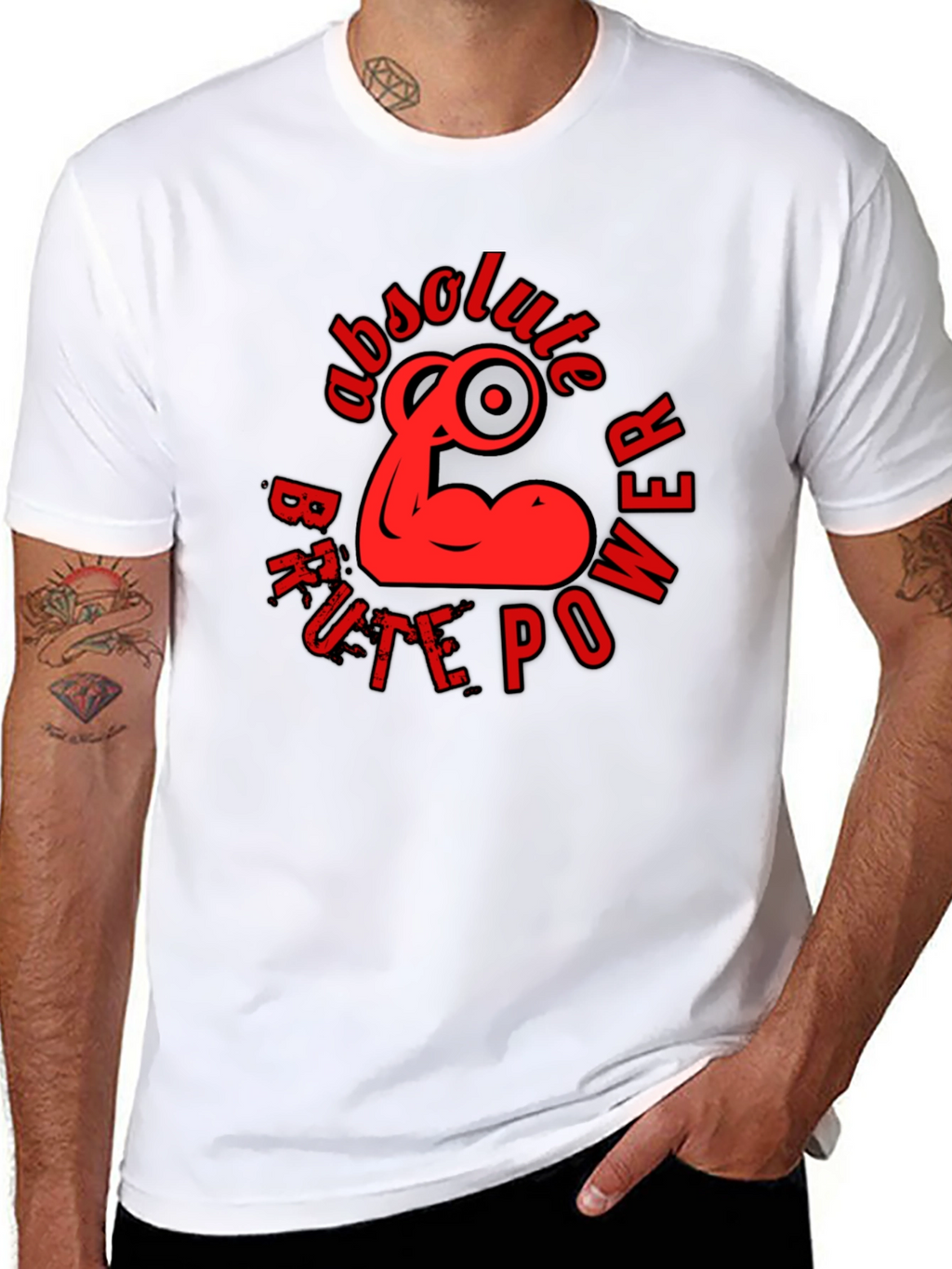 Absolute Brute Power Graphic T-Shirt
