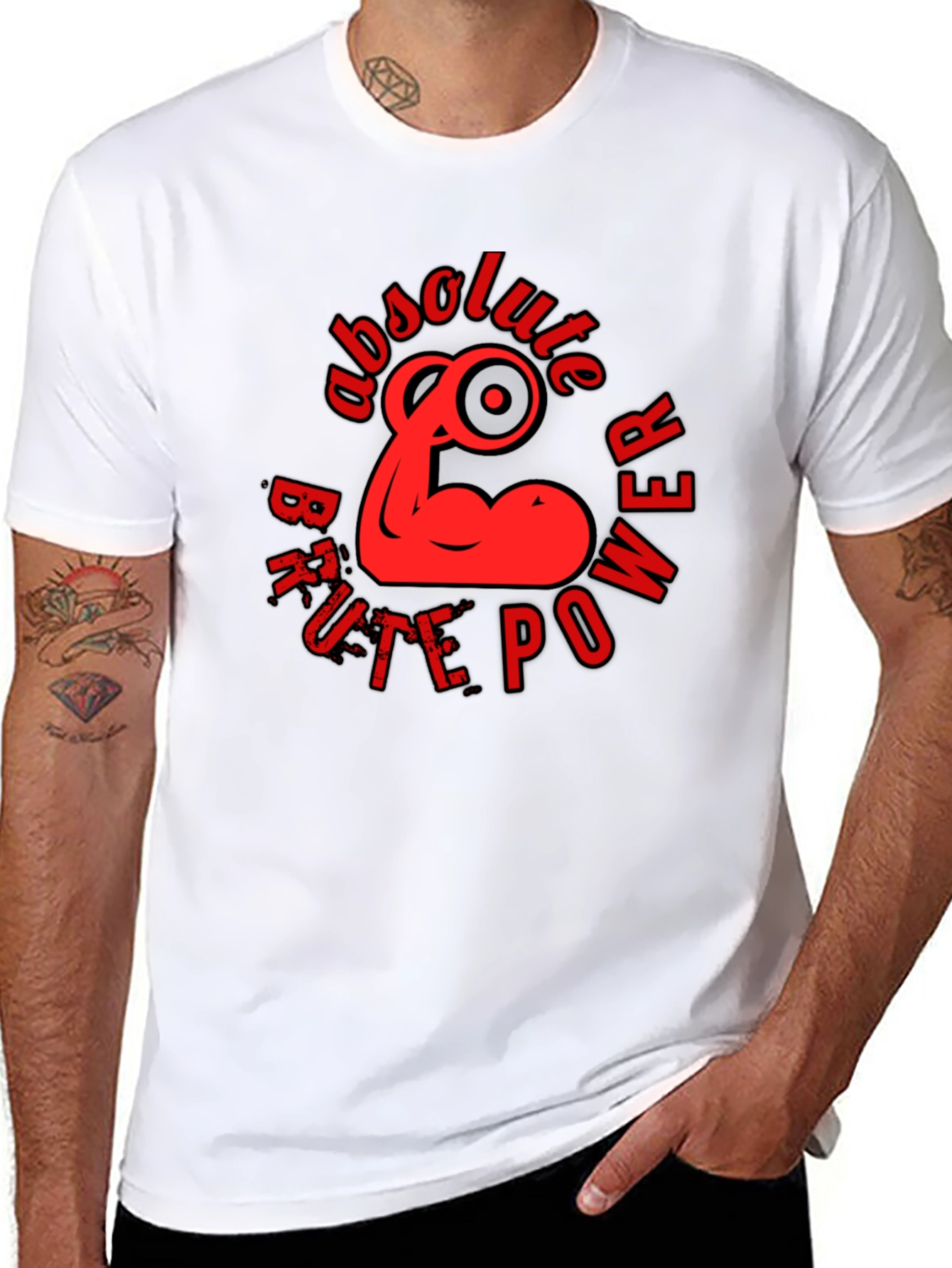 Absolute Brute Power Graphic T-Shirt