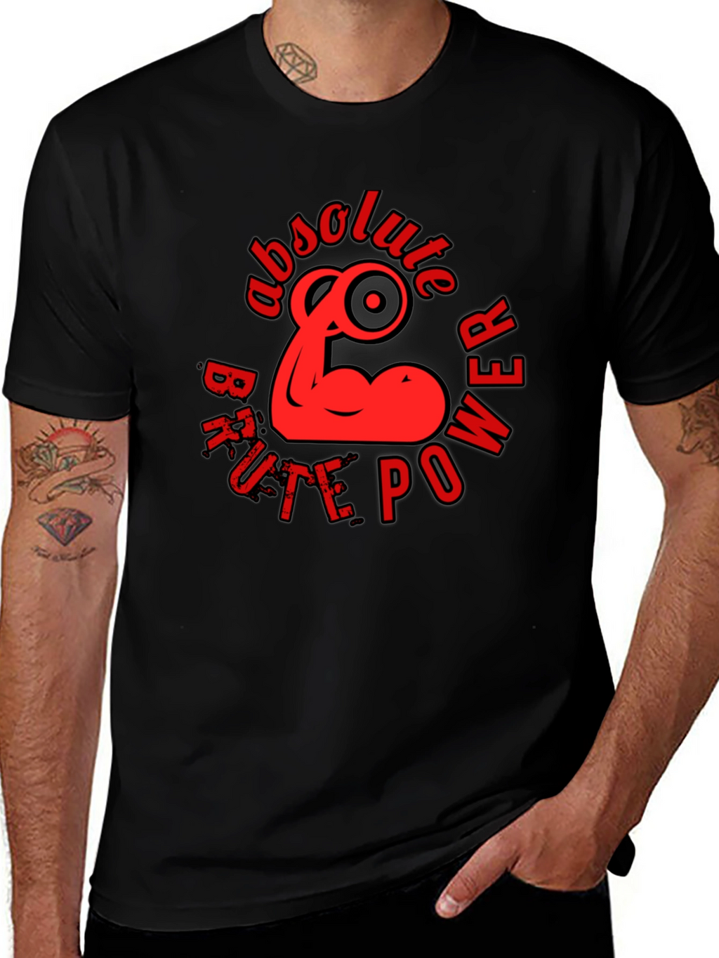 Absolute Brute Power Graphic T-Shirt