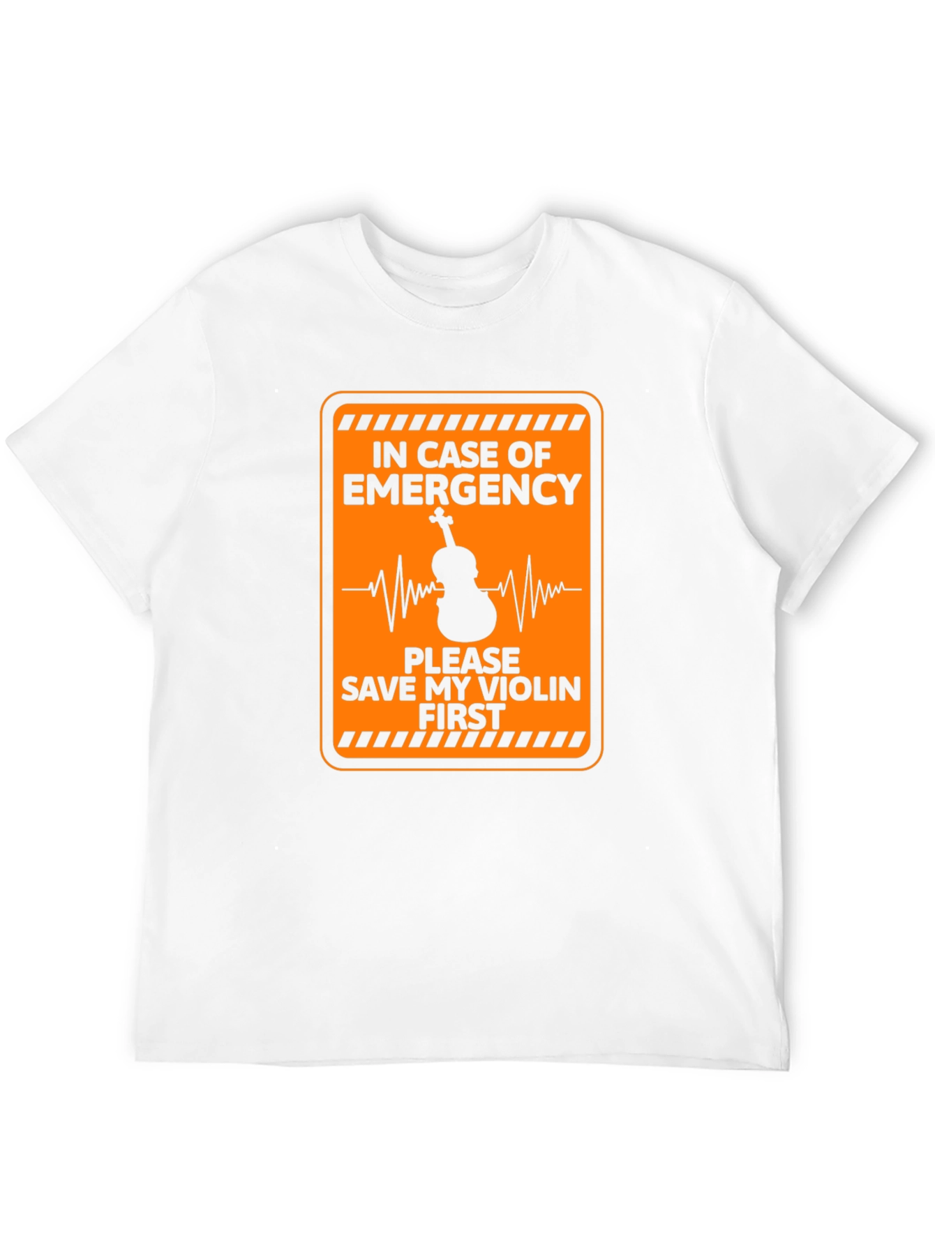 Emergency Save My Violin First Black T-Shirt