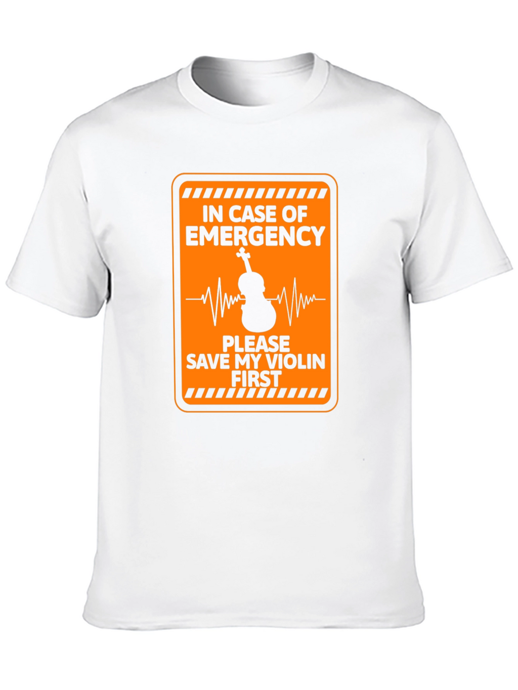 Emergency Save My Violin First Black T-Shirt