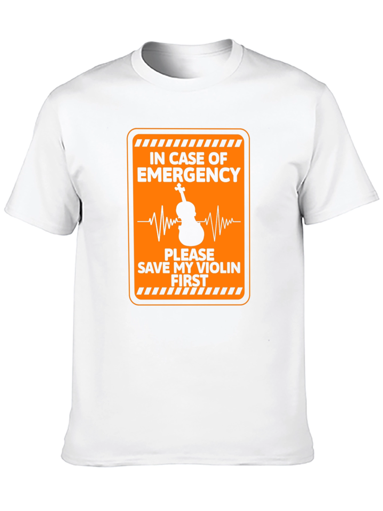 Emergency Save My Violin First Black T-Shirt