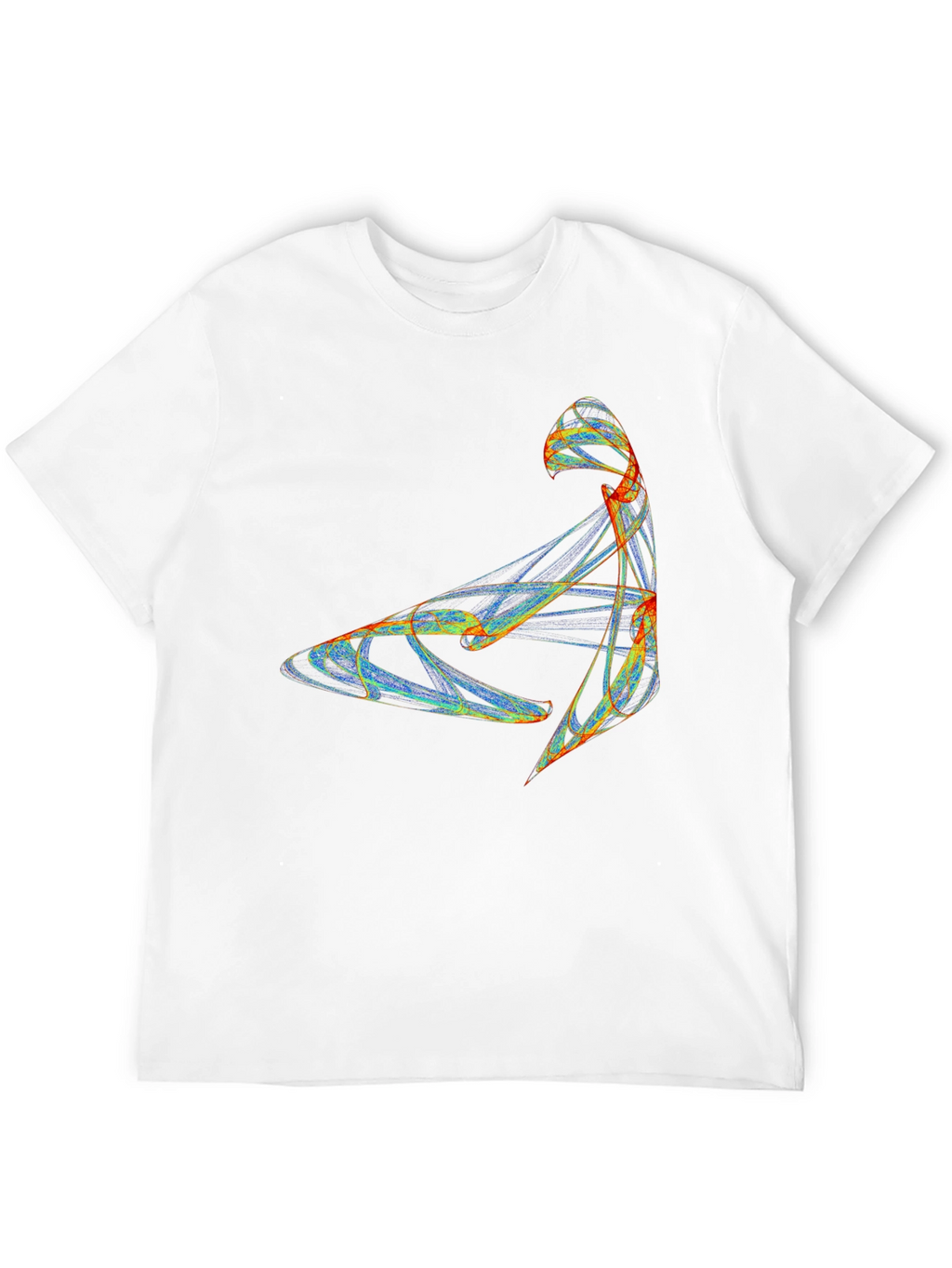 Abstract Art Graphic Tee - Black Casual Cotton Shirt