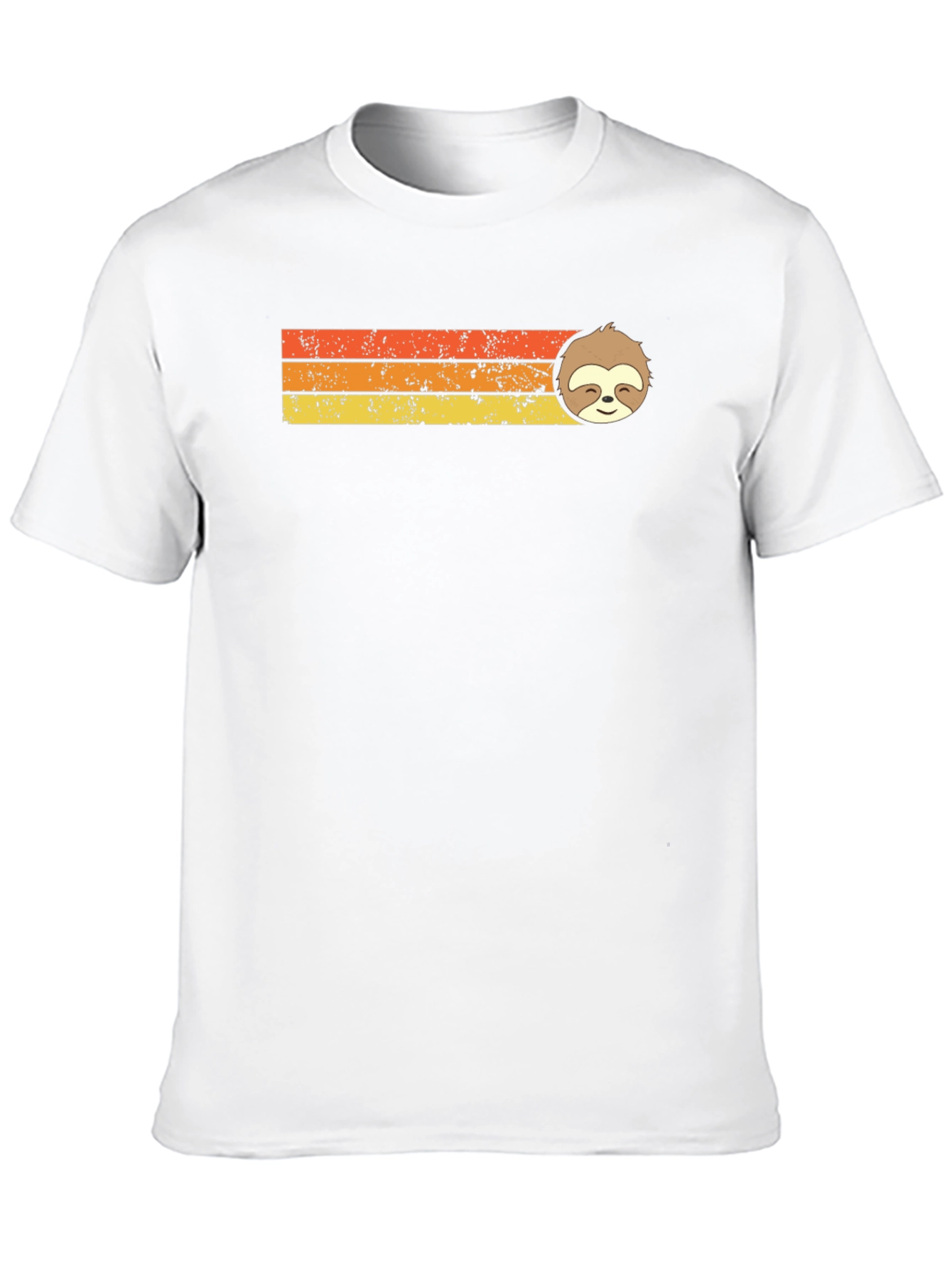 Sloth Graphic T-Shirt - Retro Style