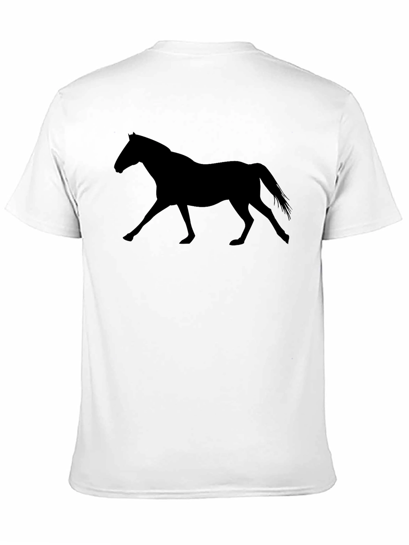 Black Horse Silhouette Graphic Tee