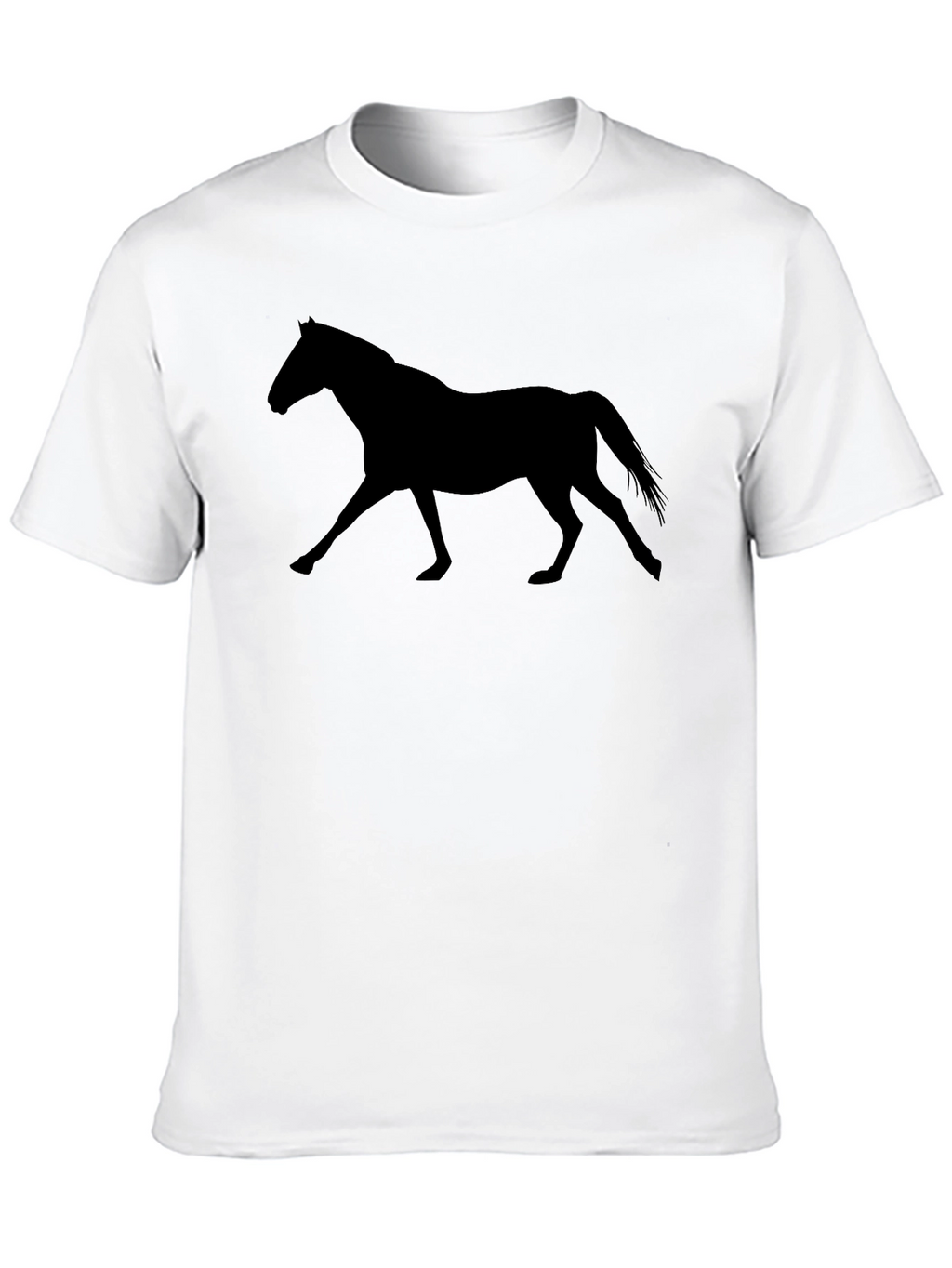 Black Horse Silhouette Graphic Tee