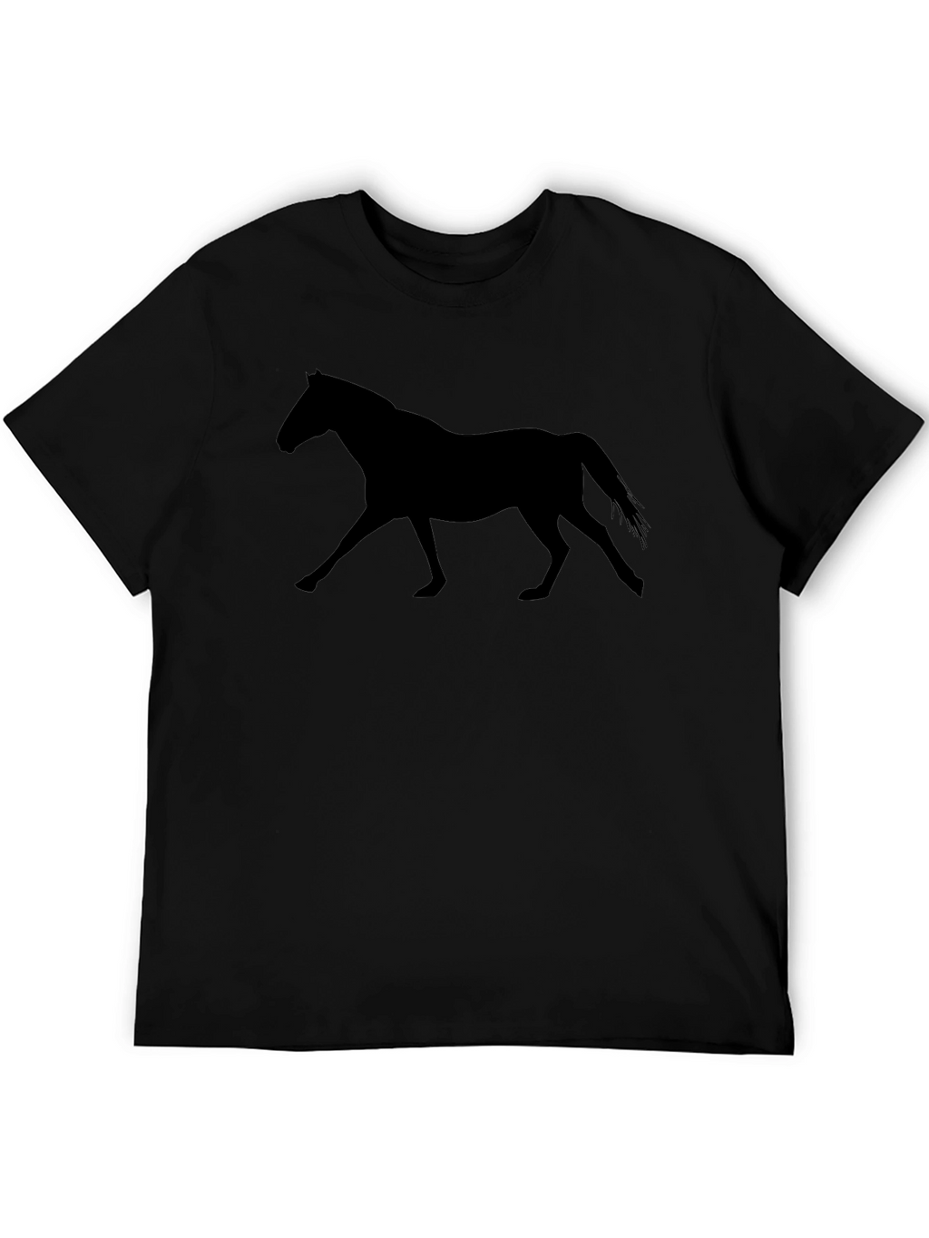 Black Horse Silhouette Graphic Tee