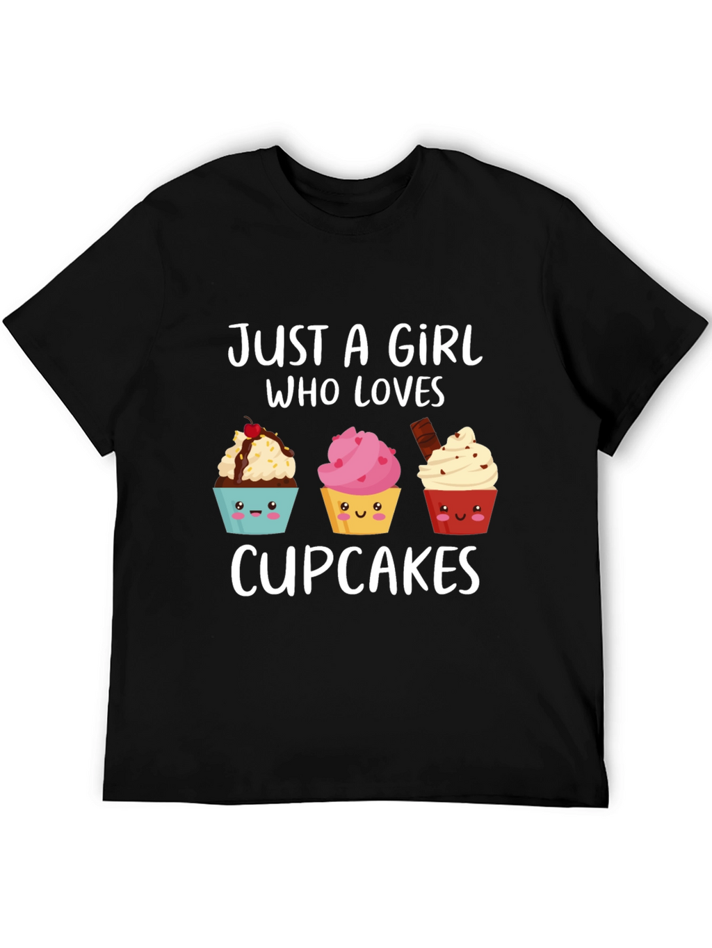 Just A Girl Who Loves Cupcakes T-Shirt