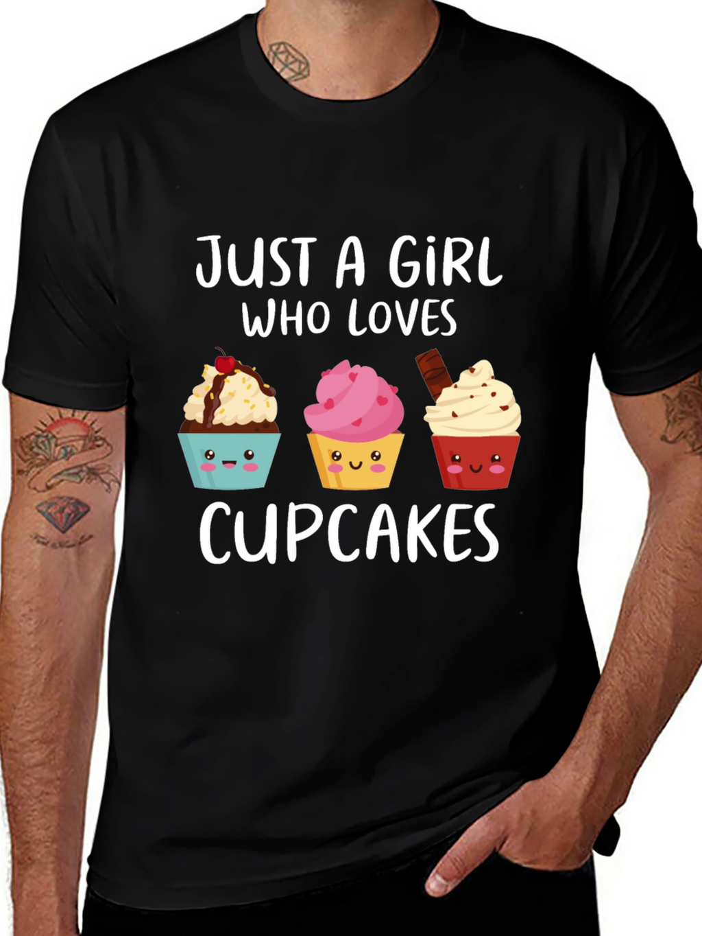 Just A Girl Who Loves Cupcakes T-Shirt