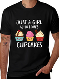 Just A Girl Who Loves Cupcakes T-Shirt