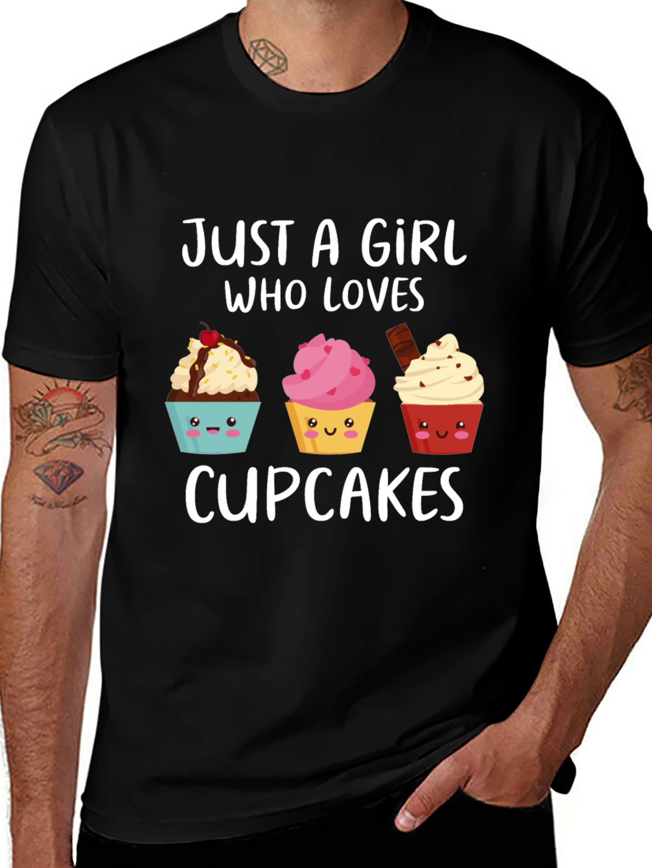 Just A Girl Who Loves Cupcakes T-Shirt