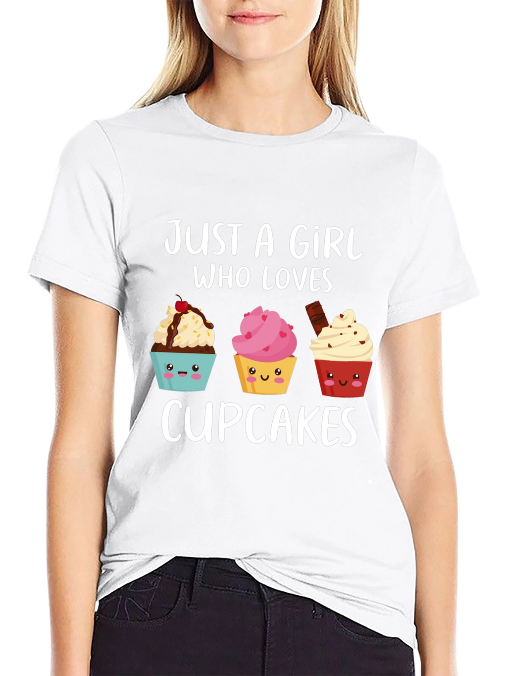 Just A Girl Who Loves Cupcakes T-Shirt
