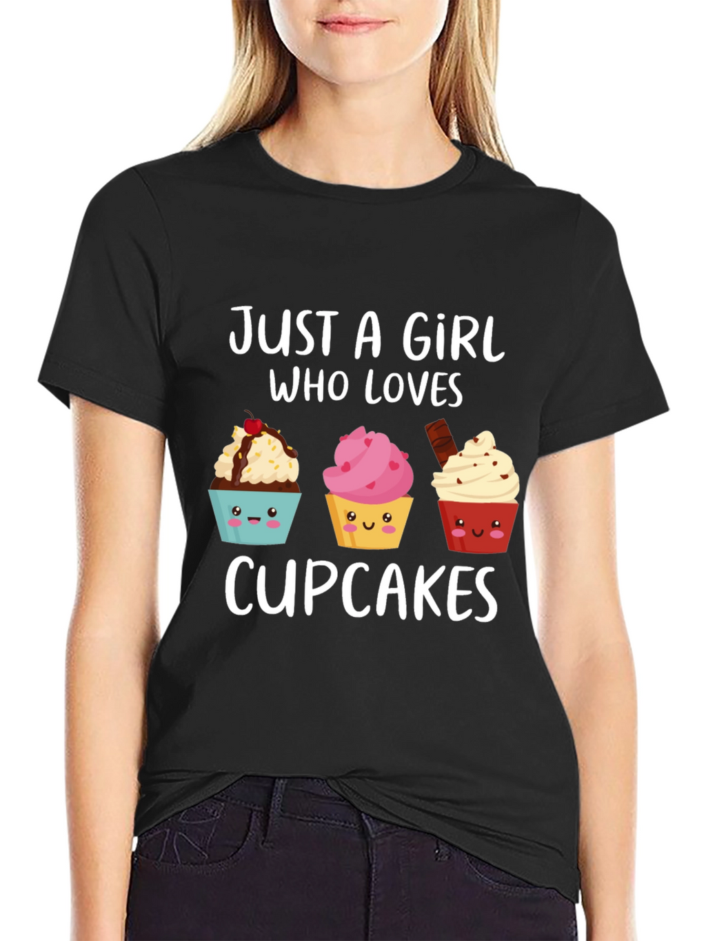 Just A Girl Who Loves Cupcakes T-Shirt