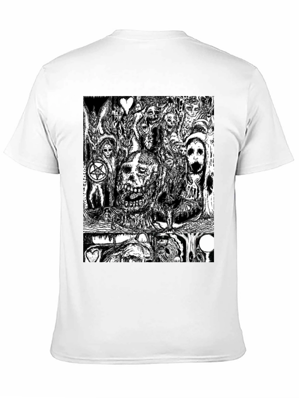 Skull Graphic Tee - Black Cotton Comfort