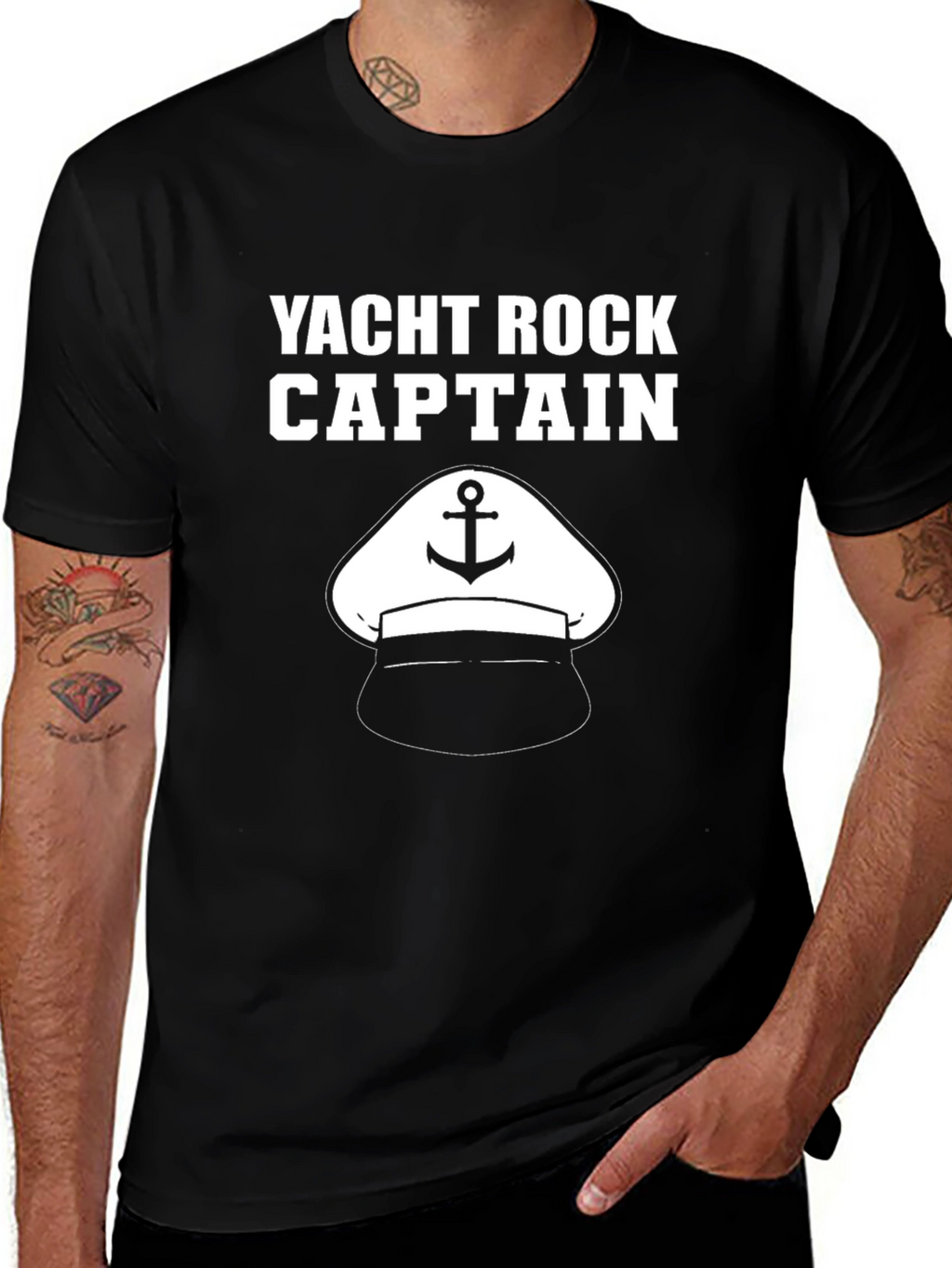 Yacht Rock Captain T-Shirt - Nautical Style