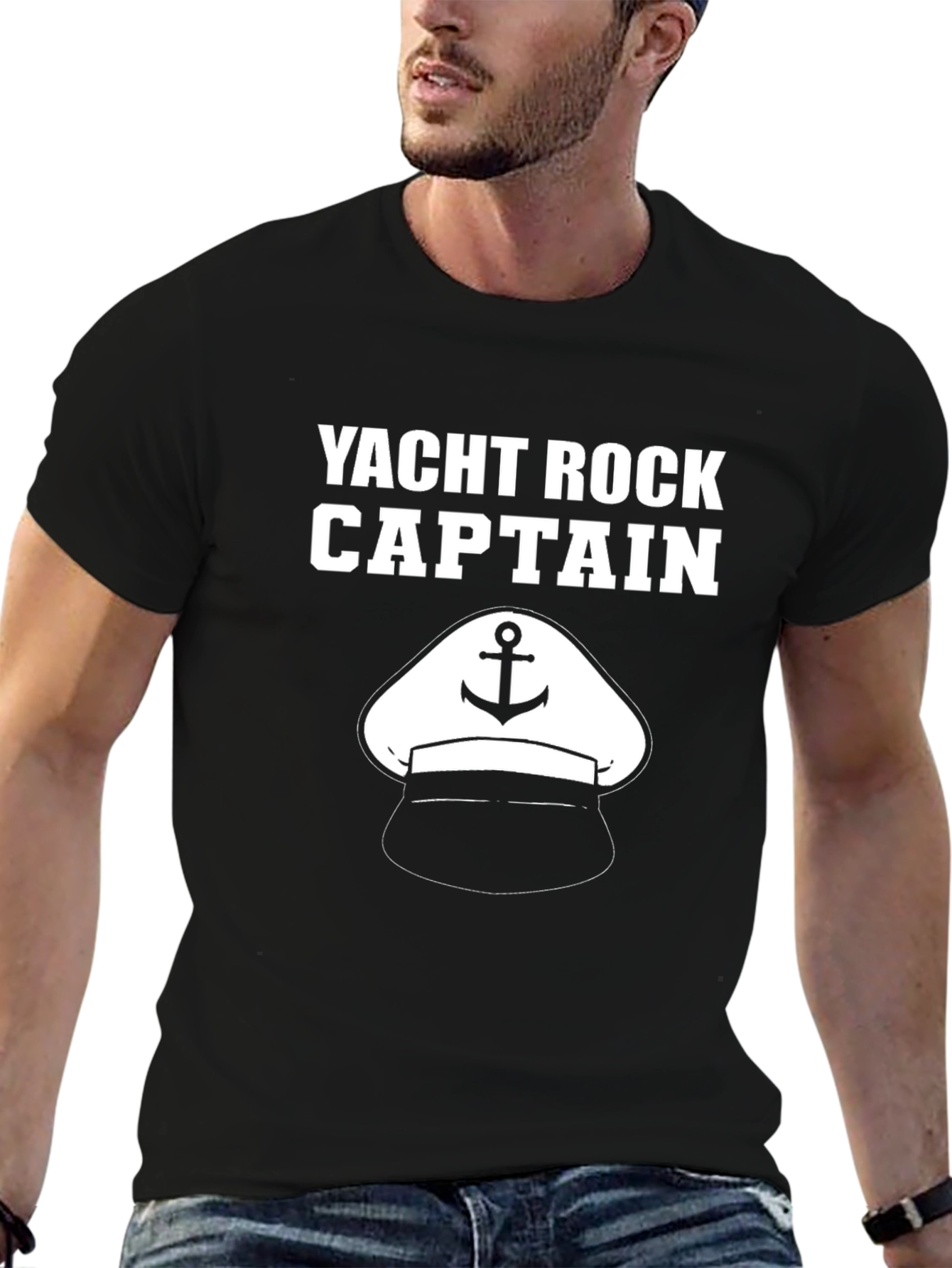 Yacht Rock Captain T-Shirt - Nautical Style