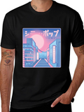 Synthwave Japan Aesthetic Graphic Tee