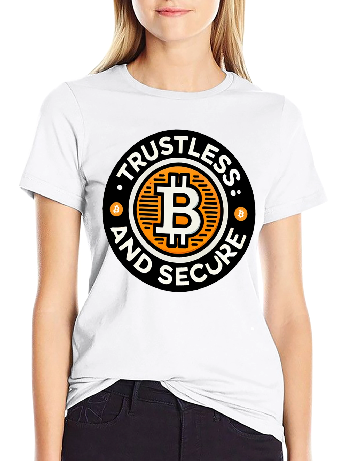 Trustless and Secure Bitcoin Graphic T-Shirt