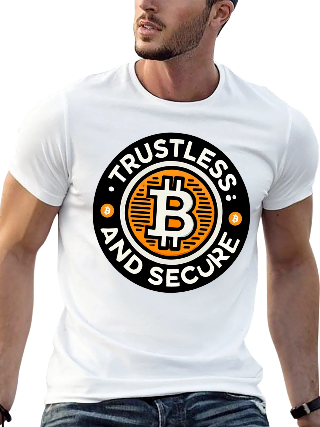 Trustless and Secure Bitcoin Graphic T-Shirt