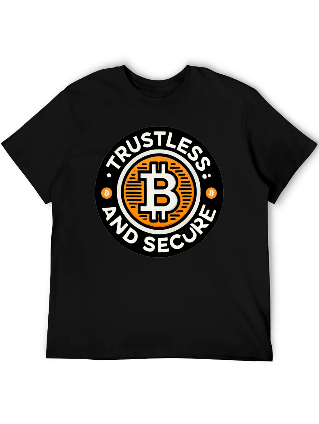 Trustless and Secure Bitcoin Graphic T-Shirt