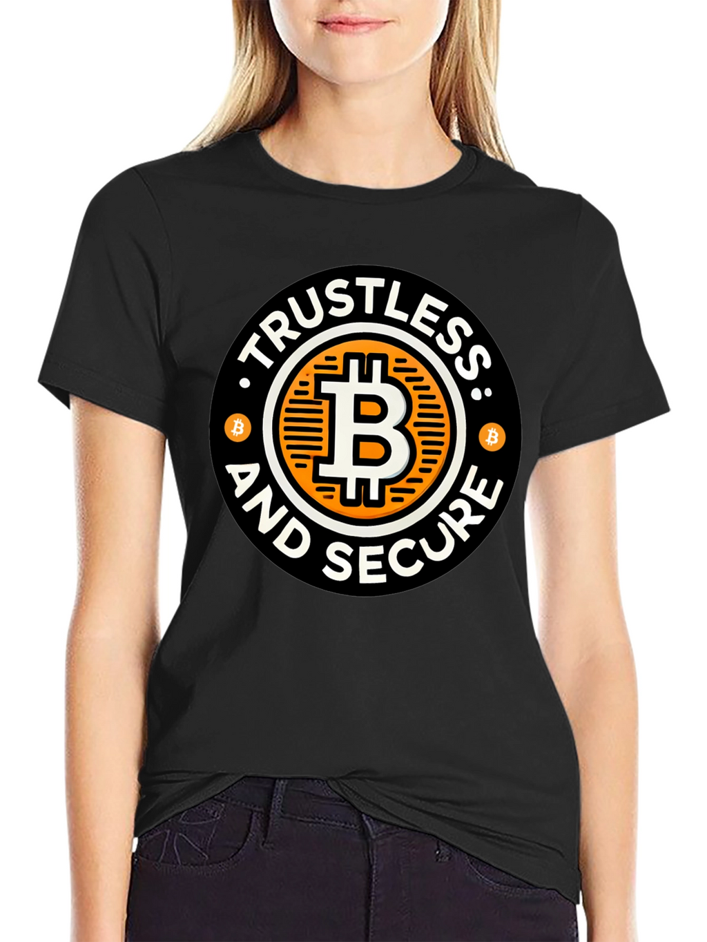 Trustless and Secure Bitcoin Graphic T-Shirt