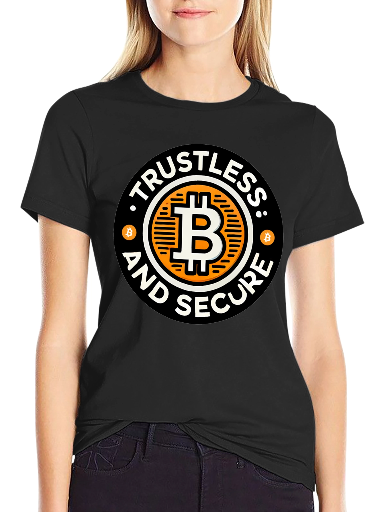 Trustless and Secure Bitcoin Graphic T-Shirt