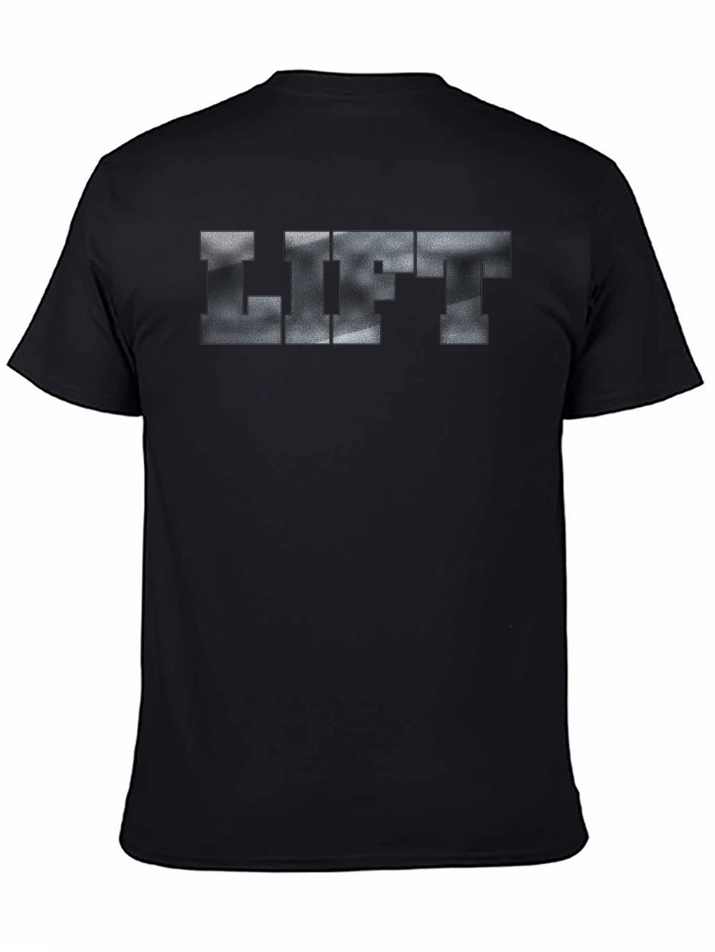Mens Black Lift T-Shirt - Gym Workout Apparel