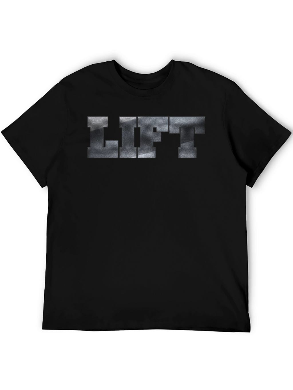 Mens Black Lift T-Shirt - Gym Workout Apparel