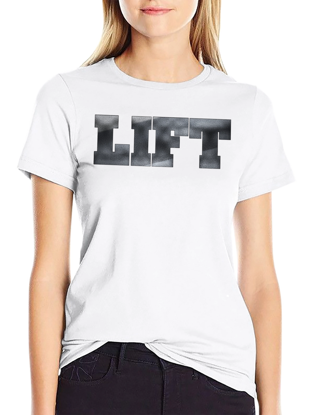 Mens Black Lift T-Shirt - Gym Workout Apparel