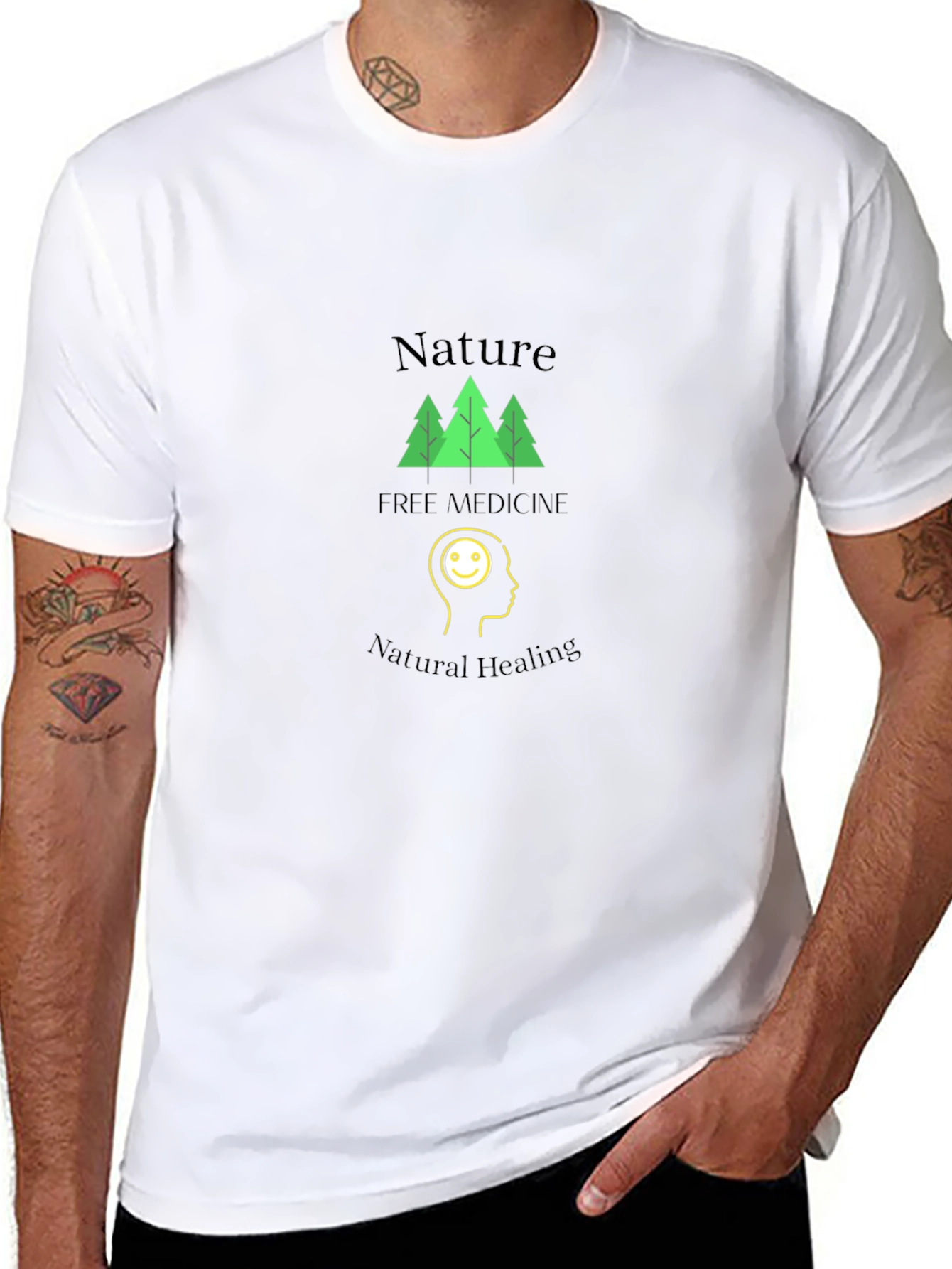Nature Heals T-Shirt - Natural Medicine Design
