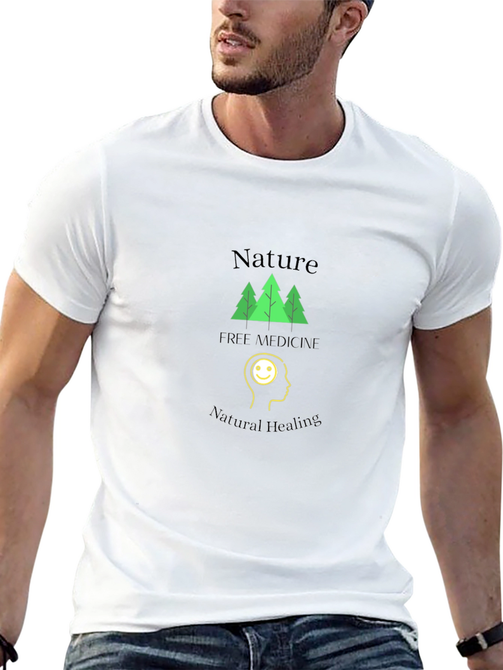 Nature Heals T-Shirt - Natural Medicine Design