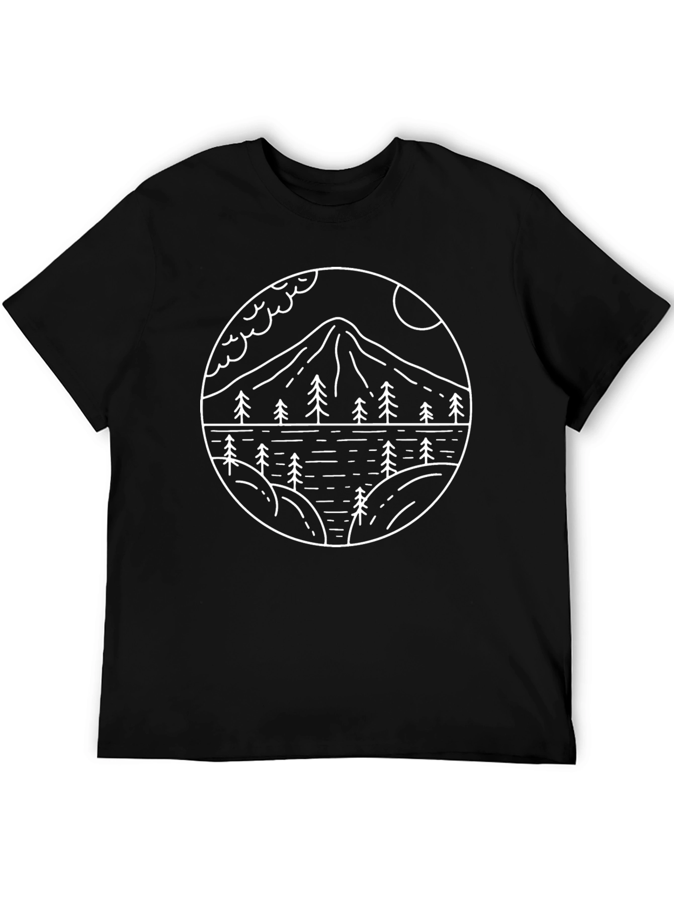 Mountain Landscape Graphic Tee - Nature Lovers Shirt