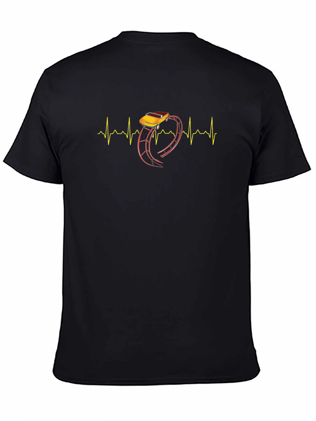 Roller Coaster Heartbeat Graphic Tee