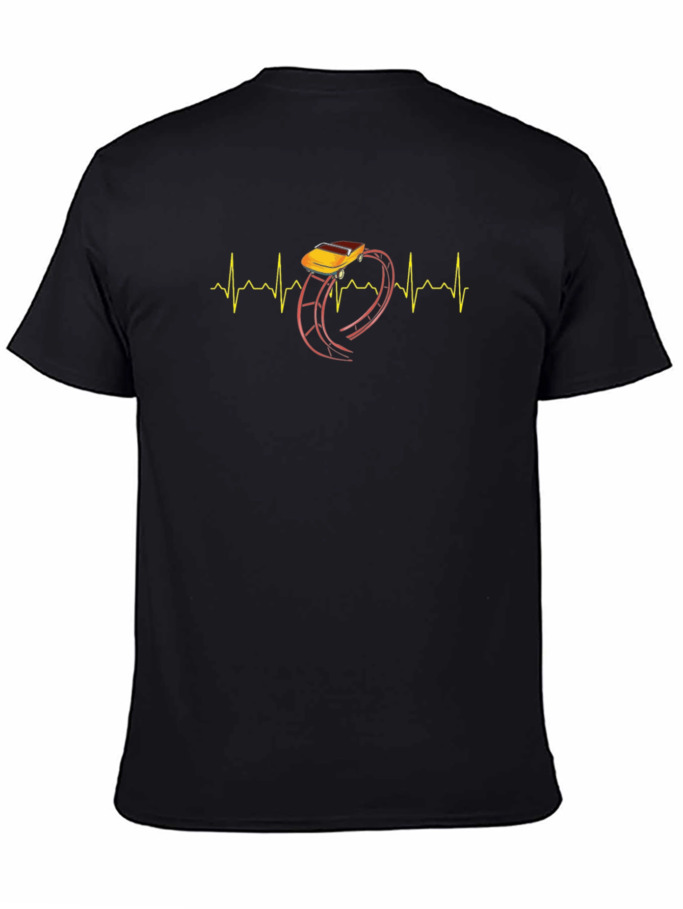 Roller Coaster Heartbeat Graphic Tee