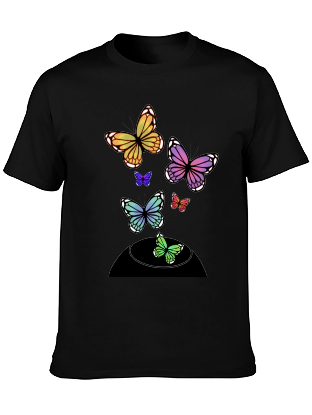 Butterfly Graphic Print T-Shirt