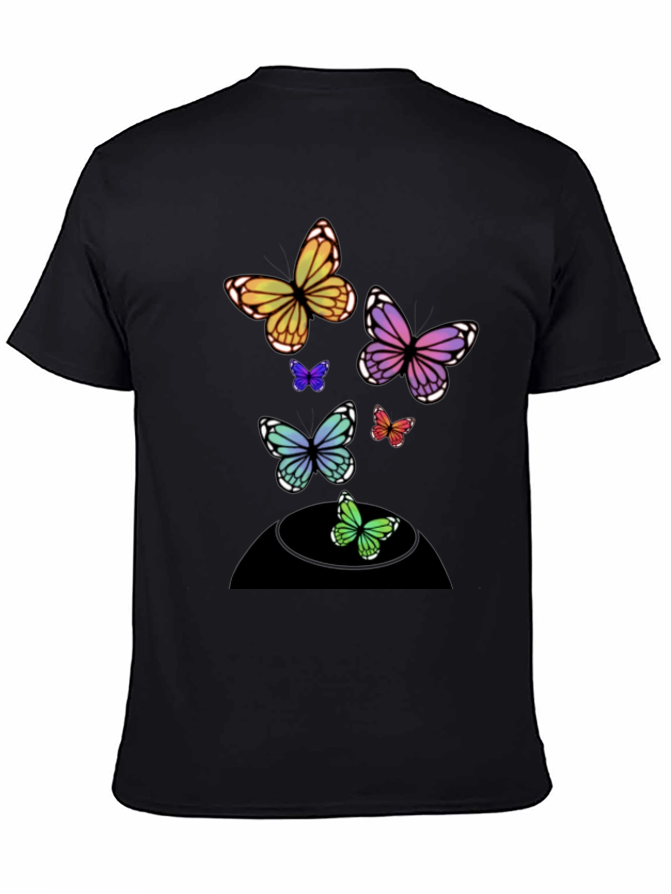 Butterfly Graphic Print T-Shirt