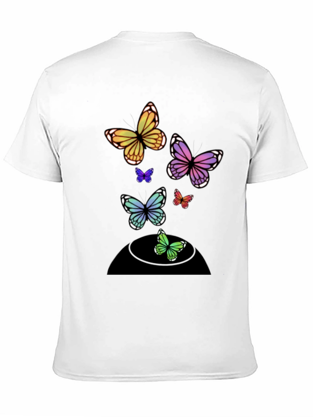 Butterfly Graphic Print T-Shirt