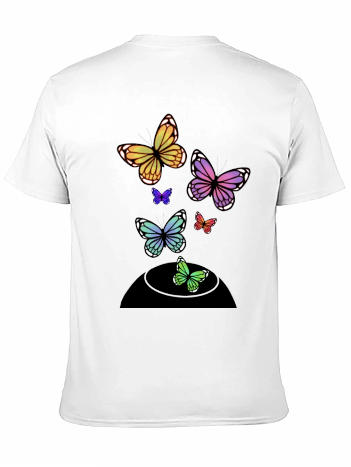 Butterfly Graphic Print T-Shirt