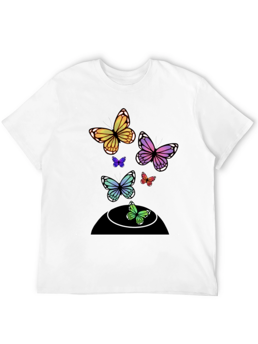 Butterfly Graphic Print T-Shirt