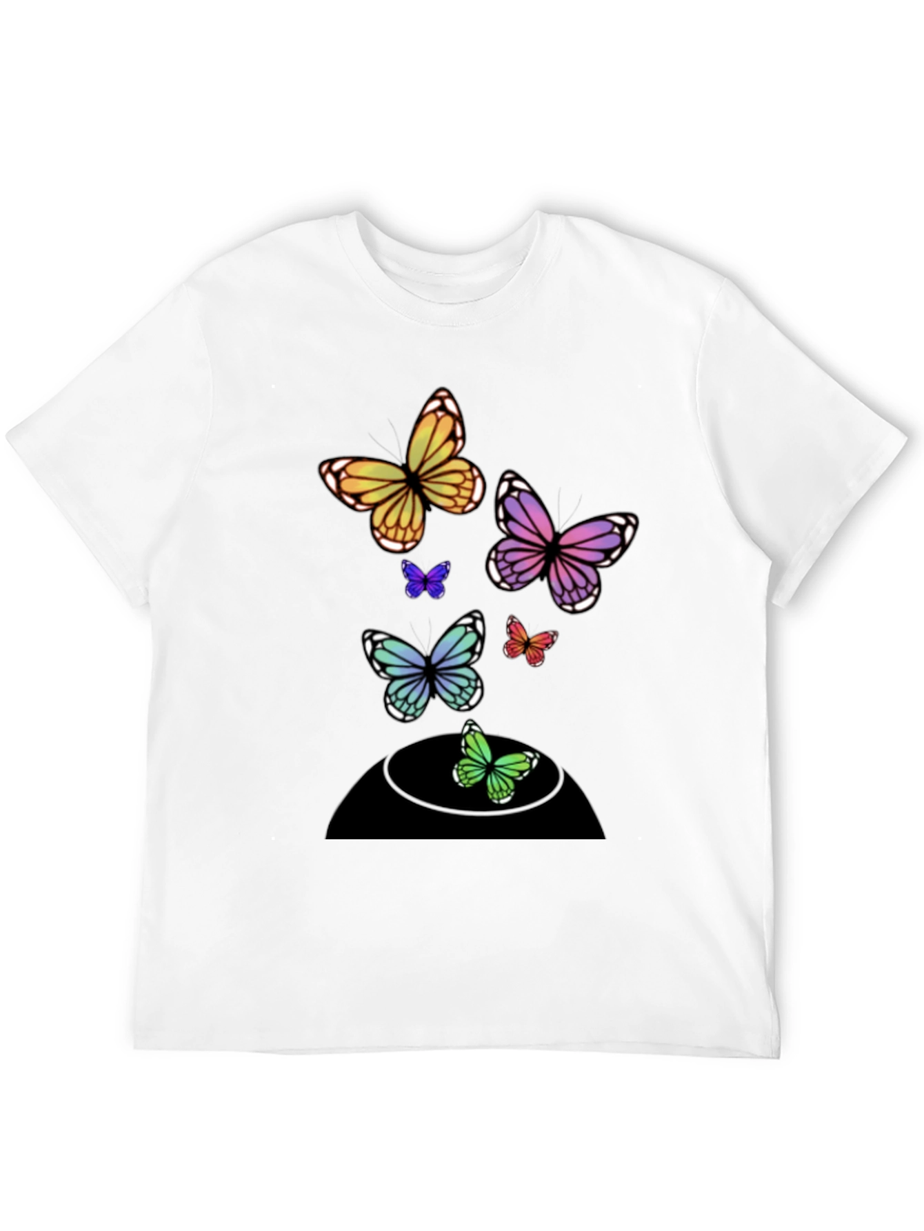 Butterfly Graphic Print T-Shirt