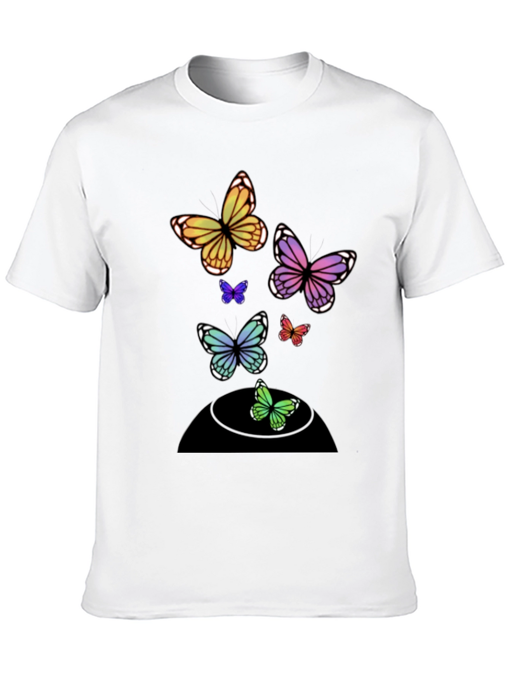 Butterfly Graphic Print T-Shirt