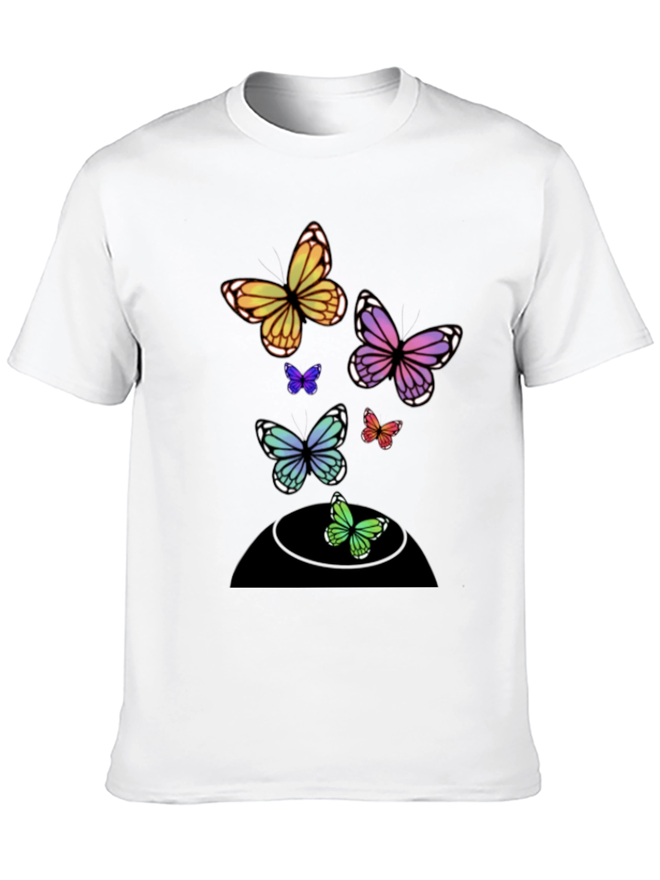 Butterfly Graphic Print T-Shirt