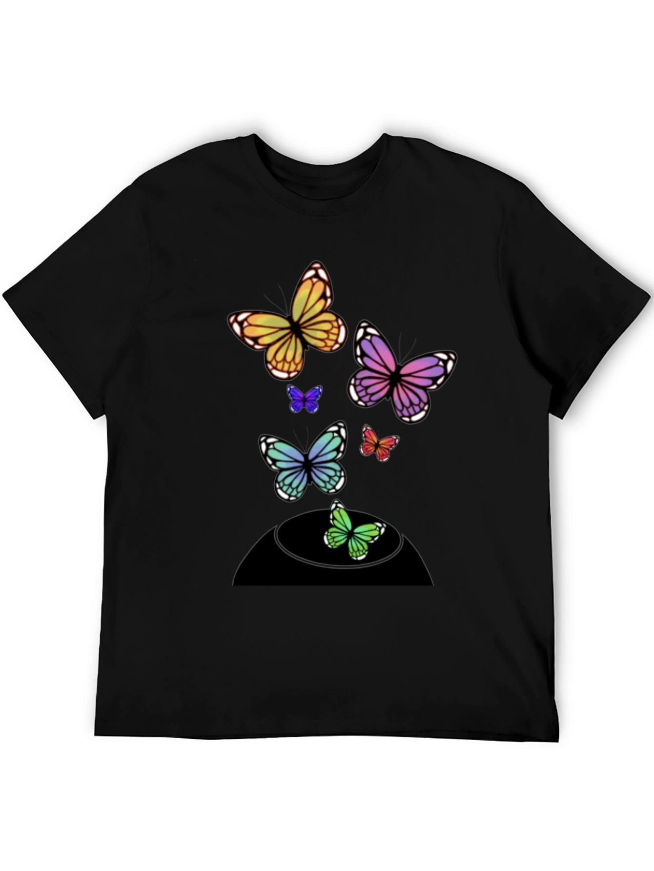 Butterfly Graphic Print T-Shirt