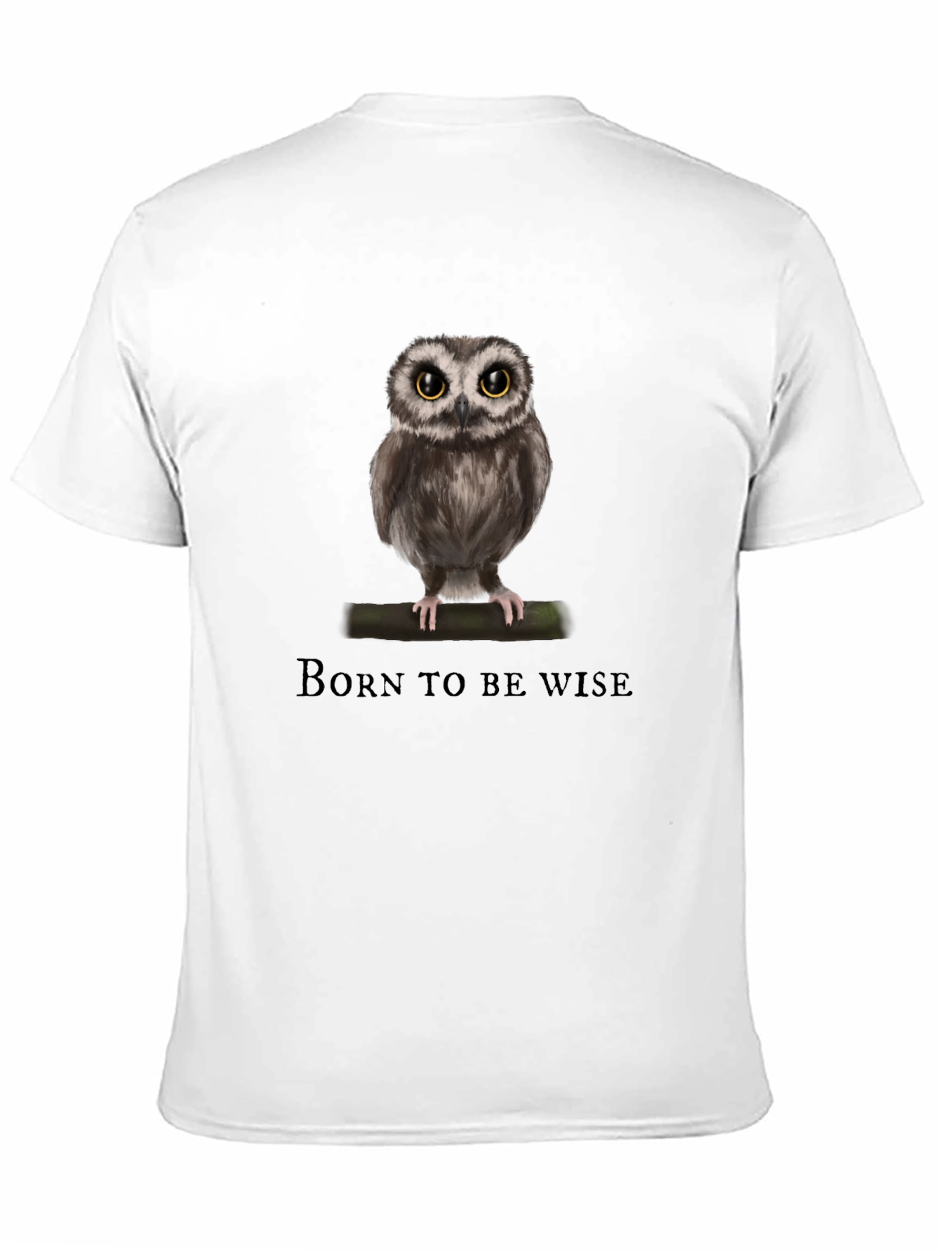 Born to be Wise Owl Graphic T-Shirt